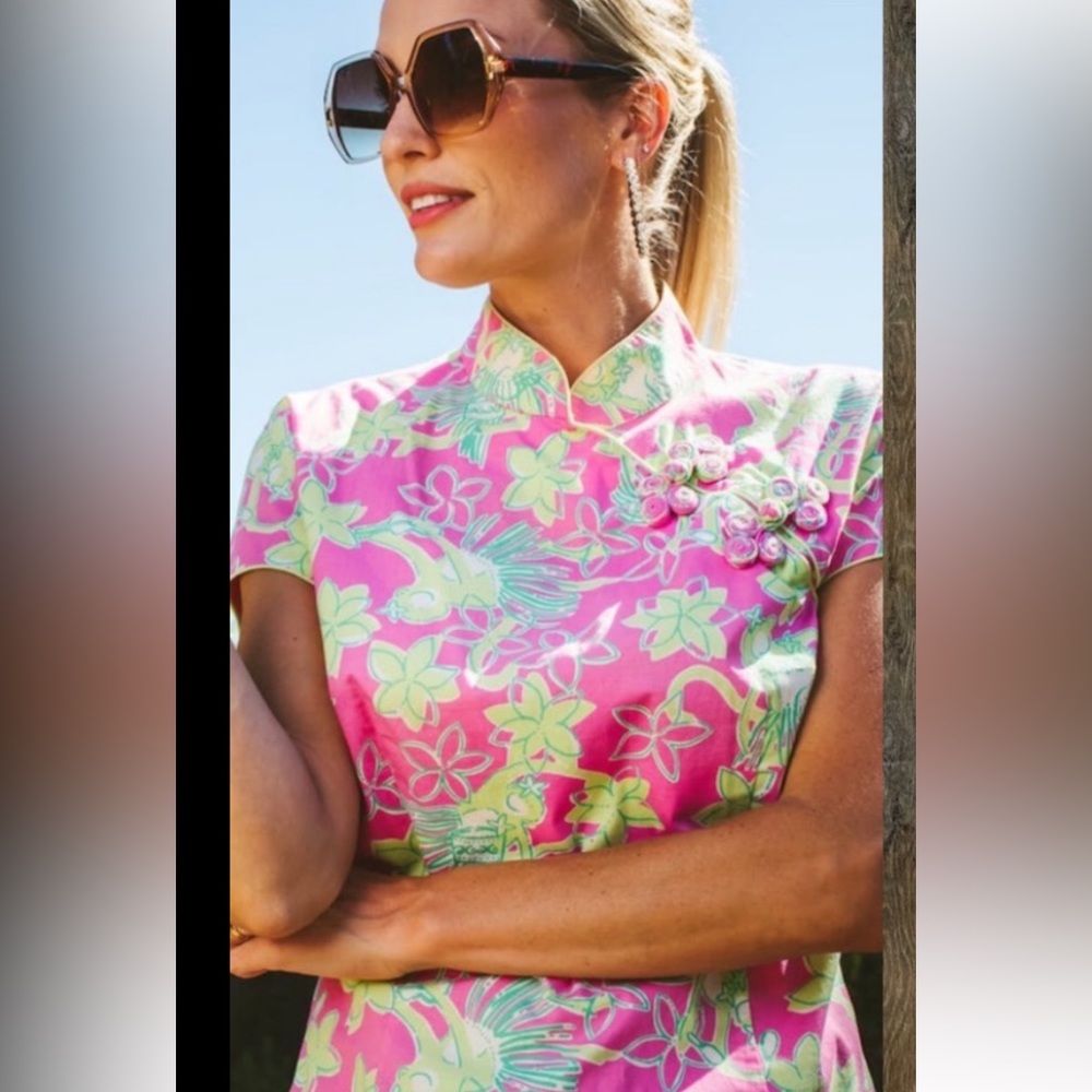 Lilly Pulitzer Vintage white label 90’s Top EUC 💕